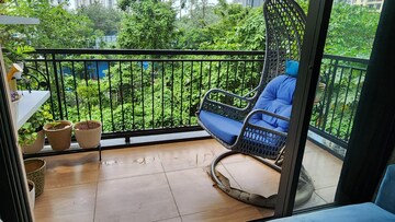 Balcony in 3 BHK Apartment at Ghodbunder Road – for Rent