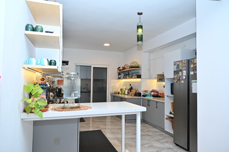 Kitchen, inner-spaces-meadow-in-the-sun 4 Bedroom 2813 Sq.Ft. Villa In Hosa Road Bangalore 9495234