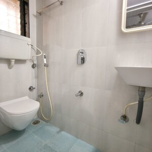 Bathroom in 2 BHK Apartment at Prathamesh CHS, Ic Colony – for Rent