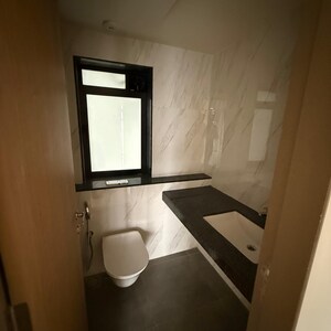 Bathroom in 3 BHK Apartment at Lodha Woods, Lokhandwala – for Rent