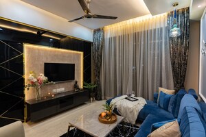 Living Room in 4 BHK Villa at Rajvilas Hawa Mahal Chs, Manpada – for Rent