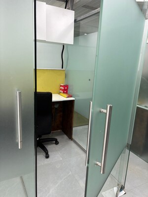 Bathroom in  Co-working Space at Mira Road – for Rent