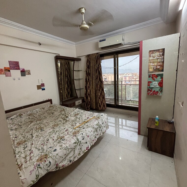 Bedroom, neel-residency-panvel 3 Bedroom 1450 Sq.Ft. Apartment In New Panvel East Navi Mumbai 9495466