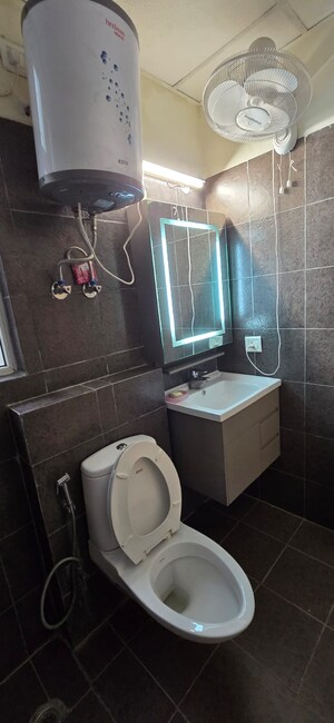 Bathroom in 4 BHK Builder Floor at Orchid Island, Sector 51 – for Rent