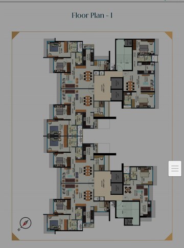 Floor Plan in 2 BHK Apartment at Bandra East – for Sale