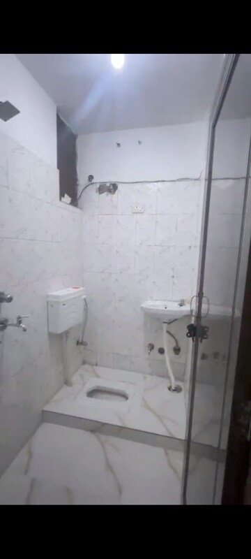 Bathroom in 2 BHK Builder Floor at Chattarpur – for Rent