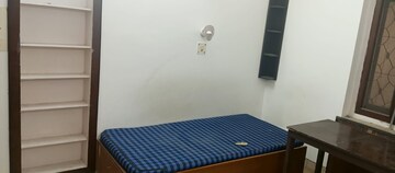 Bedroom in 1 BHK Builder Floor at Panchsheel Enclave – for Rent