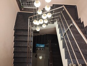 Staircase in 4 BHK Villa at APR Mukka Praveens Signator, Mallampet – for Sale