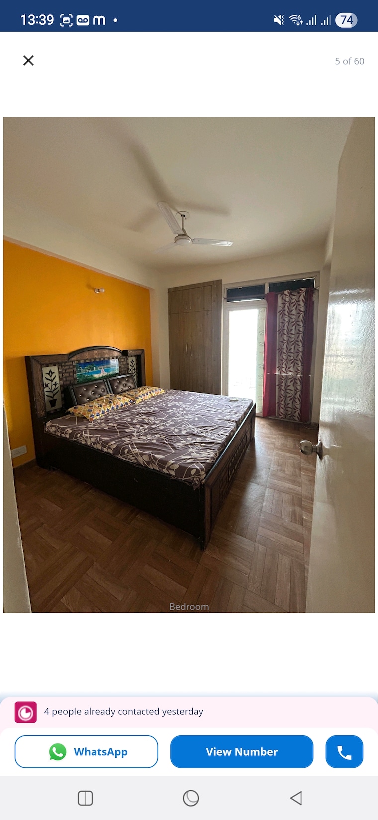 Bedroom, klj-greens 3 Bedroom 1388 Sq.Ft. Apartment In Sector 77 Faridabad 9495593