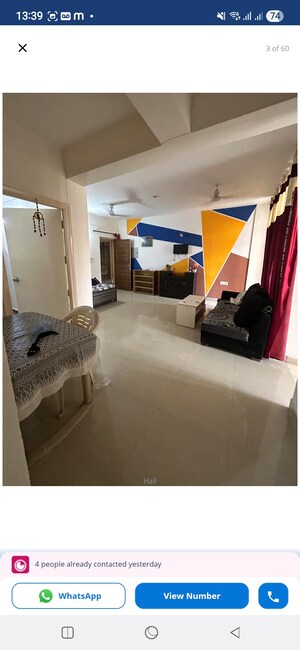 Master Bedroom in 3 BHK Apartment at KLJ Greens, Sector 77 – for Rent