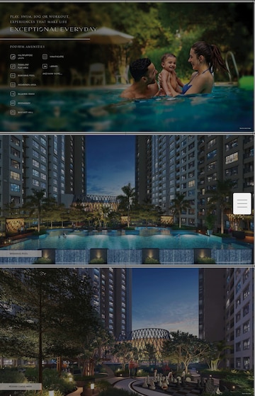 Swimming Pool in 2 BHK Apartment at Siddha Sky, Sion – for Sale