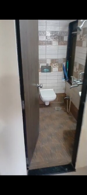 Bathroom in 1 BHK Apartment at Westin Ellora Height, Mira Road – for Rent