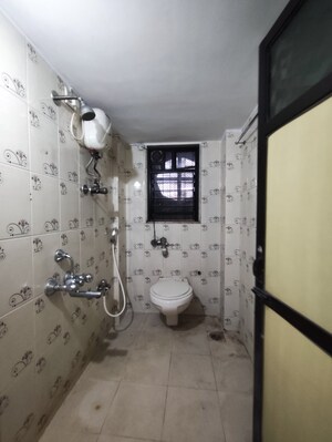 Bathroom in 1 RK Apartment at Shiv Darshan CHS Borivali West, Borivali West – for Sale