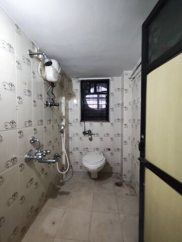 Bathroom in 1 RK Apartment at Shiv Darshan CHS Borivali West, Borivali West – for Sale