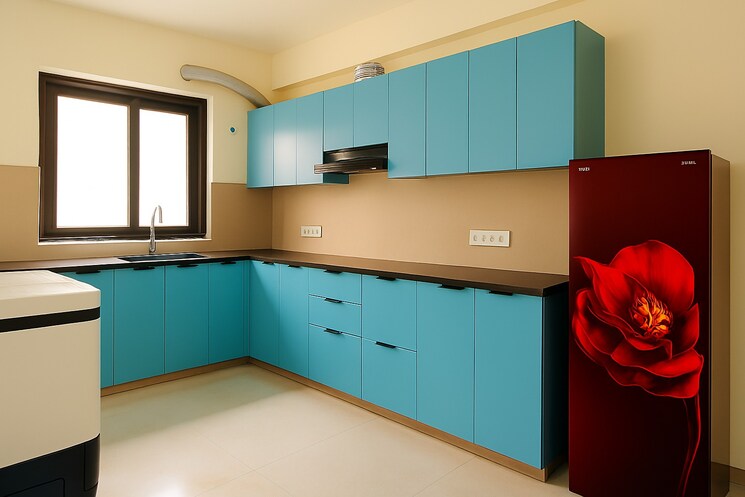 Kitchen, sector 21 3 Bedroom 2110 Sq.Ft. Builder Floor In Sector 21 Gurgaon 9496544