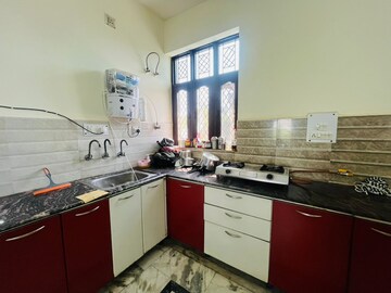Kitchen in 1 RK Independent House at Kriti CGHS, Sector 21c – for Rent