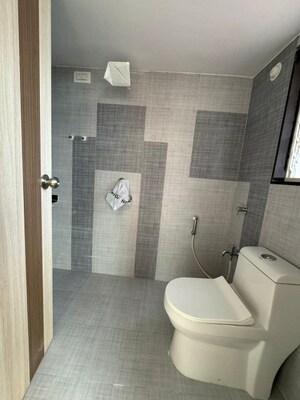 Bathroom in 1 BHK Apartment at Arkade Art, Mira Road – for Rent