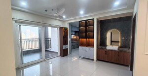 Living Room in 3 BHK Apartment at ASBL Spire, Kokapet – for Rent