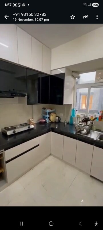 Kitchen in 2.5 BHK Apartment at Smart World Gems, Sector 89 – for Rent