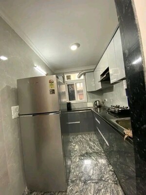 Kitchen in 2 BHK Builder Floor at Chattarpur – for Rent