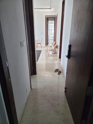 Building Lobby in 4 BHK Apartment at Omkar 1973, Worli – for Rent