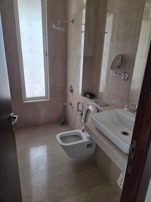 Bathroom in 4 BHK Apartment at Omkar 1973, Worli – for Rent