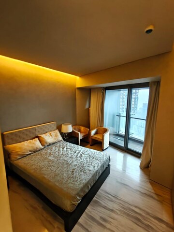 Bedroom in 4 BHK Apartment at Lodha World View, Worli – for Rent