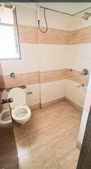 Bathroom in 3 BHK Apartment at Shree Manibhadra Wakad Centre, Wakad – for Rent
