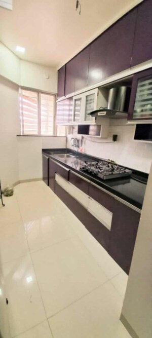 Kitchen in 3 BHK Apartment at Shree Manibhadra Wakad Centre, Wakad – for Rent