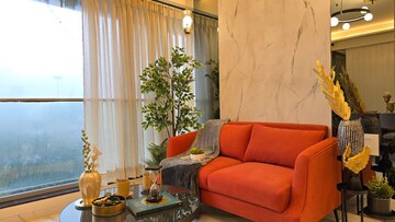 Living Room in 3 BHK Apartment at Kalpataru Magnus, Bandra East – for Rent