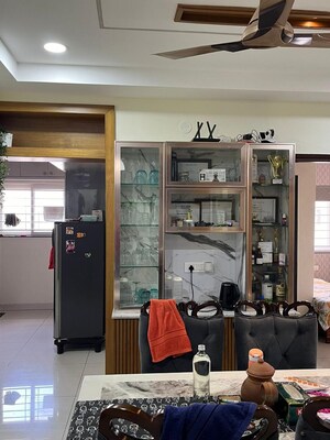 Living Room in 3 BHK Apartment at My Home Krishe, Financial District – for Rent