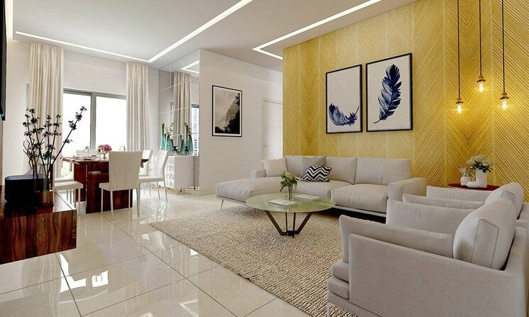 Living Room, skh-echium 3 Bedroom 1371 Sq.Ft. Villa In Whitefield Bangalore 9496557