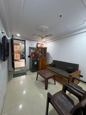 Living Room in 2 BHK Builder Floor at Malviya Nagar – for Rent