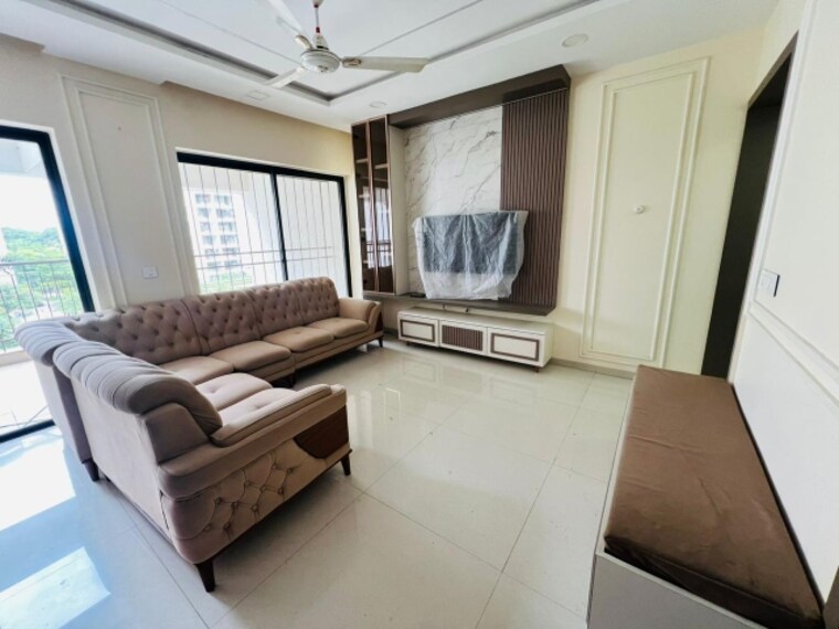 Living Room, wakad 3 Bedroom 1380 Sq.Ft. Apartment In Wakad Pune 9496995