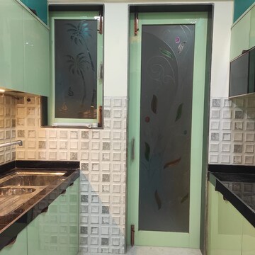 Kitchen in 2 BHK Apartment at Lodha Luxuria, Majiwada – for Rent