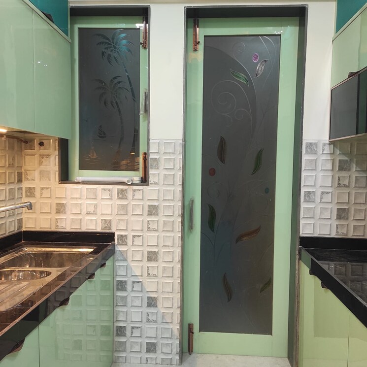 Kitchen, lodha-luxuria 2 Bedroom 950 Sq.Ft. Apartment In Majiwada Thane 9497131