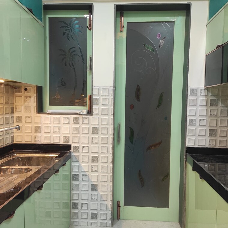 Kitchen, lodha-luxuria 2 Bedroom 950 Sq.Ft. Apartment In Majiwada Thane 9497131