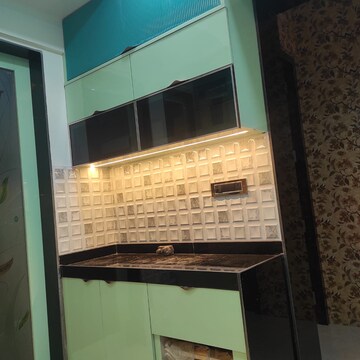 Kitchen in 2 BHK Apartment at Lodha Luxuria, Majiwada – for Rent