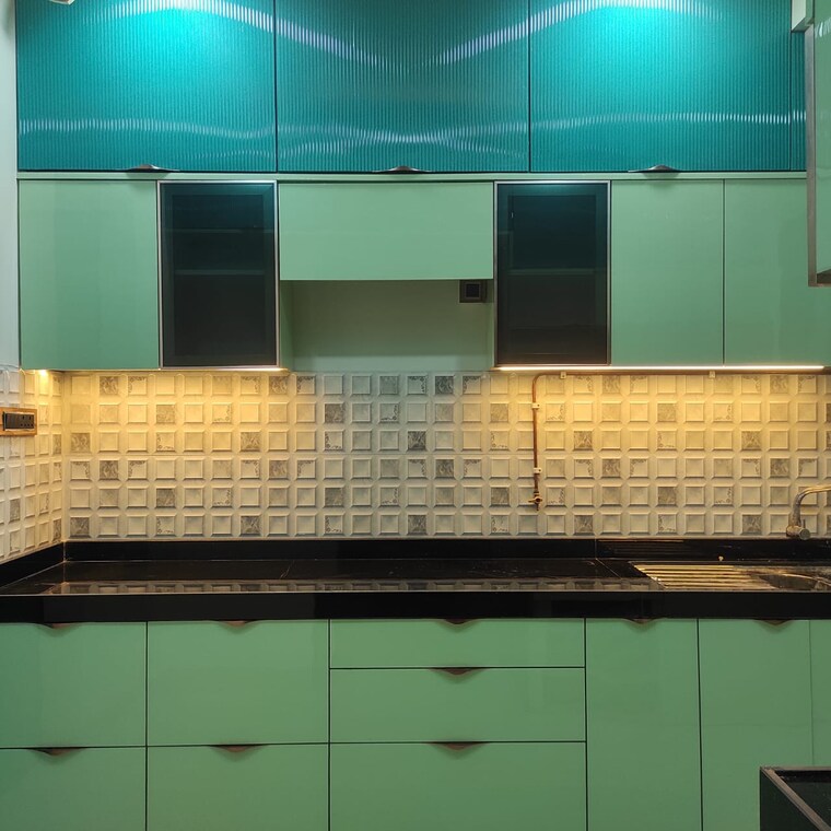 Kitchen, lodha-luxuria 2 Bedroom 950 Sq.Ft. Apartment In Majiwada Thane 9497131