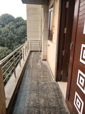 Balcony in 3 BHK Builder Floor at Surajmal Vihar – for Rent