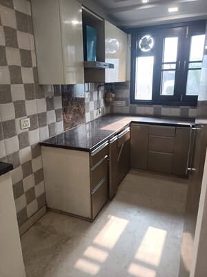 Kitchen in 3 BHK Builder Floor at Surajmal Vihar – for Rent