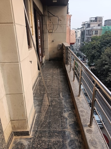 Balcony in 3 BHK Builder Floor at Surajmal Vihar – for Rent