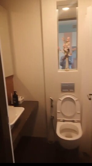 Bathroom in 4 BHK Apartment at Lodha World Crest, Worli – for Rent