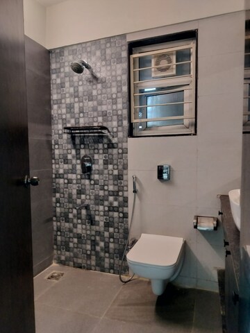 Bathroom in 3 BHK Apartment at Nandan Prospera, Baner – for Rent