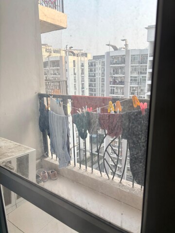 Balcony in 2 BHK Apartment at Prateek Wisteria, Sector 77 – for Rent