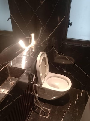 Attached Bathroom in 4 BHK Apartment at Lodha Trump Tower, Worli – for Rent