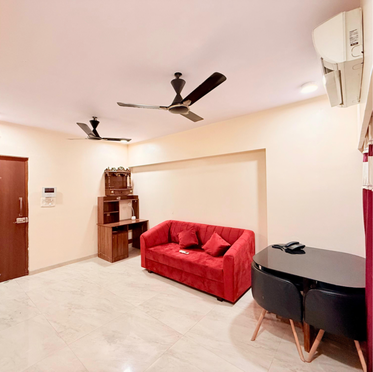 Living Room, rizvi-cedar 1 Bedroom 484 Sq.Ft. Apartment In Karur Village Mumbai 9497669