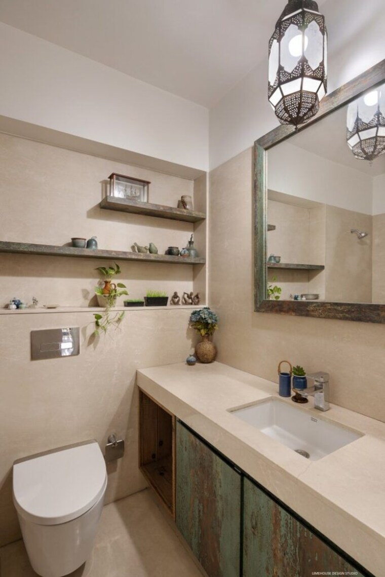 Attached Bathroom, mm-spectra 3 Bedroom 1500 Sq.Ft. Apartment In Chembur Mumbai 9496096