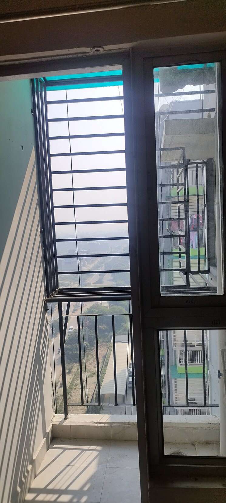 Balcony, sushant golf city 2 Bedroom 1000 Sq.Ft. Apartment In Sushant Golf City Lucknow 9497737