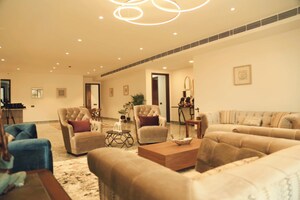 Living Room in 4 BHK Apartment at MAIA Pelican Grove, Jakkuru – for Sale